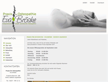 Tablet Screenshot of praxis-broeske.de